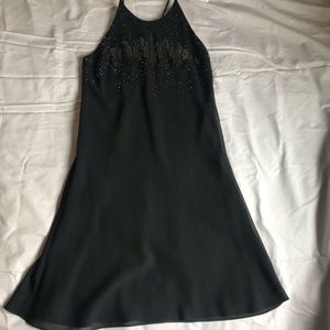 R & M Richards Black Evening Dress